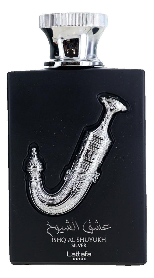 Lattafa Pride Ishq Al Shuyukh Silver unisex Eau De Parfum Spray 3.4 oz