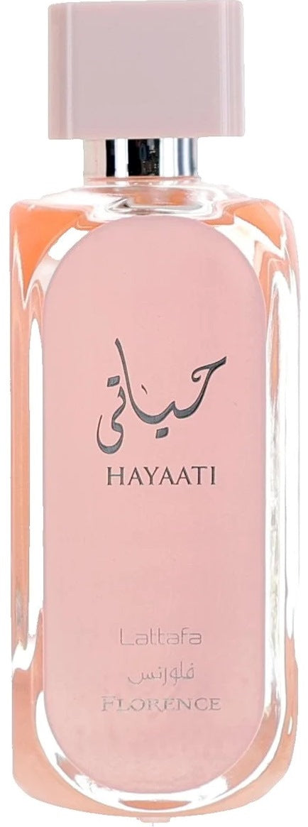Lattafa Hayaati Florence Eau De Parfum Spray for Women 3.4 oz