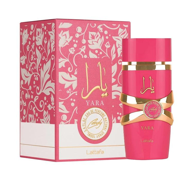 Lattafa Yara Candy Edp For Women Sweet Gourmand 3.4 oz